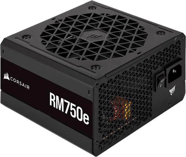 Alt view image 6 of 10 - CORSAIR RM750e Fully Modular Low-Noise ATX Power Supply - Dual EPS12V Connectors - 105°C-Rated Capacitors - 80 PLUS Gold Efficiency - Modern Standby Support