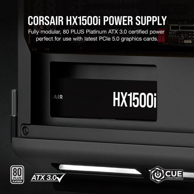 Corsair HX1500i 80PLUS Platinum ATX 3.0 - Alimentation PC - LDLC