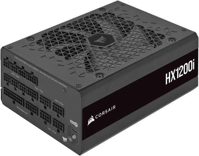 Alt view image 5 of 12 - CORSAIR HX1200i Fully Modular Ultra-Low Noise ATX Power Supply - ATX 3.0 & PCIe 5.0 Compliant - Fluid Dynamic Bearing Fan - CORSAIR iCUE Software Compatible - 80 PLUS Platinum Efficiency