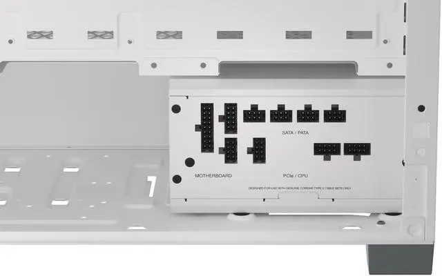 Alt view image 8 of 13 - CORSAIR RMx Shift White Series, RM750x Shift White, 750 Watt, 80 PLUS GOLD Certified, Fully Modular Power Supply