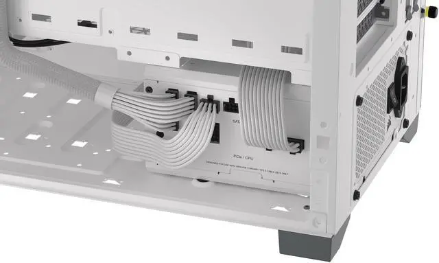 Alt view image 9 of 13 - CORSAIR RMx Shift White Series, RM750x Shift White, 750 Watt, 80 PLUS GOLD Certified, Fully Modular Power Supply
