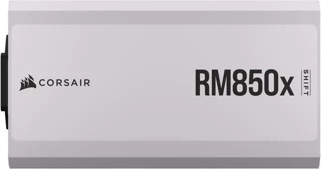Alt view image 9 of 13 - CORSAIR RMx Shift White Series, RM850x Shift White, 850 Watt, 80 PLUS GOLD, Fully Modular Power Suppl