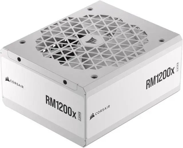 Alt view image 4 of 13 - CORSAIR RMx Shift White Series, RM1200x Shift White, 1200 Watt, 80 PLUS GOLD, Fully Modular Power Supply