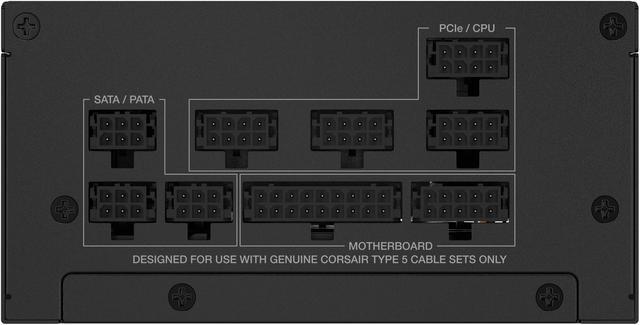 Alt view image 7 of 9 - Corsair SF Series (2024) SF750, 80 PLUS Platinum, Fully Modular SFX Power Supply, CP-9020284-NA