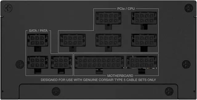 Alt view image 6 of 9 - Corsair SF Series (2024) SF850, 80 PLUS Platinum, Fully Modular SFX Power Supply, CP-9020256-NA