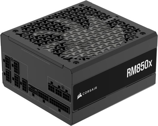 Alt view image 2 of 12 - CORSAIR RMx Series RM850x ATX Power Supply - Fully Modular - ATX 3.1 - PCIe 5.1 - Cybenetics Gold - Low-Noise - Japanese Capacitors - 850 Watts