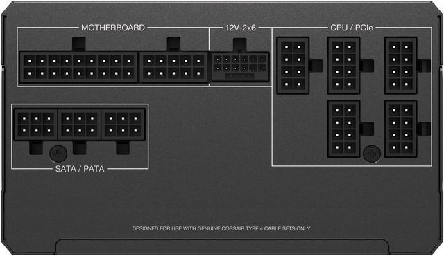 Alt view image 10 of 12 - CORSAIR RMx Series RM850x ATX Power Supply - Fully Modular - ATX 3.1 - PCIe 5.1 - Cybenetics Gold - Low-Noise - Japanese Capacitors - 850 Watts