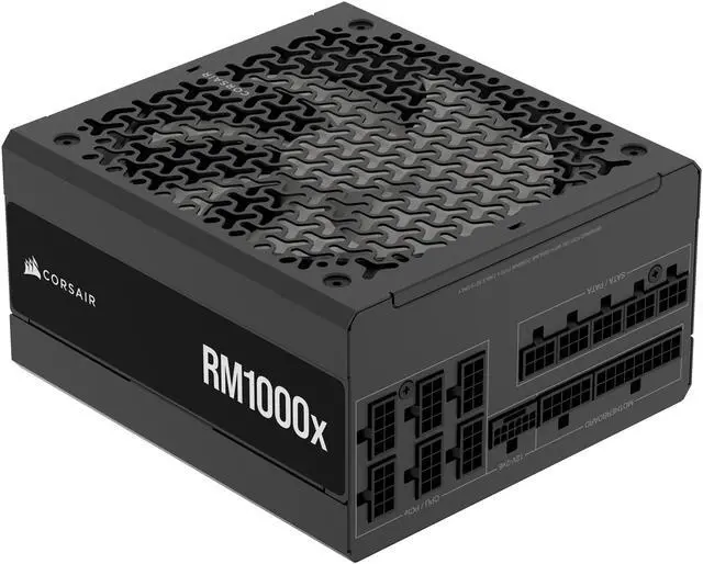 Alt view image 4 of 13 - CORSAIR RMx Series RM1000x ATX Power Supply - Fully Modular - ATX 3.1 - PCIe 5.1 - Cybenetics Gold - Low-Noise - Japanese Capacitors - 1000 Watts