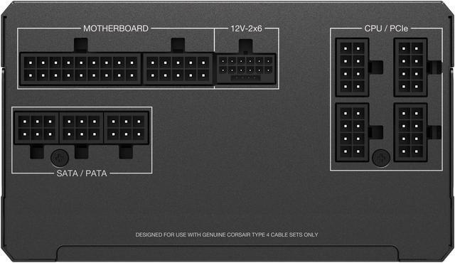 Alt view image 10 of 12 - CORSAIR RMx Series RM750x ATX Power Supply - Fully Modular - ATX 3.1 - PCIe 5.1 - Cybenetics Gold - Low-Noise - Japanese Capacitors - 750 Watts