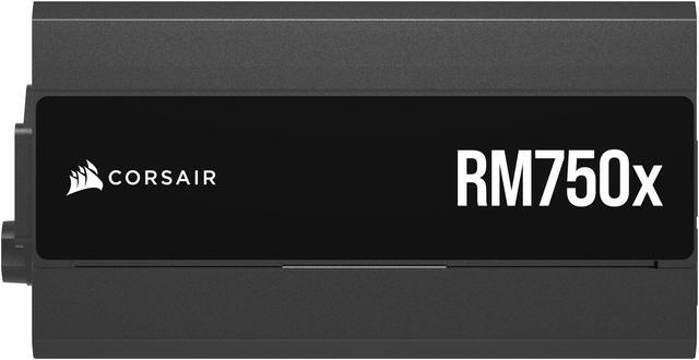 Alt view image 11 of 12 - CORSAIR RMx Series RM750x ATX Power Supply - Fully Modular - ATX 3.1 - PCIe 5.1 - Cybenetics Gold - Low-Noise - Japanese Capacitors - 750 Watts