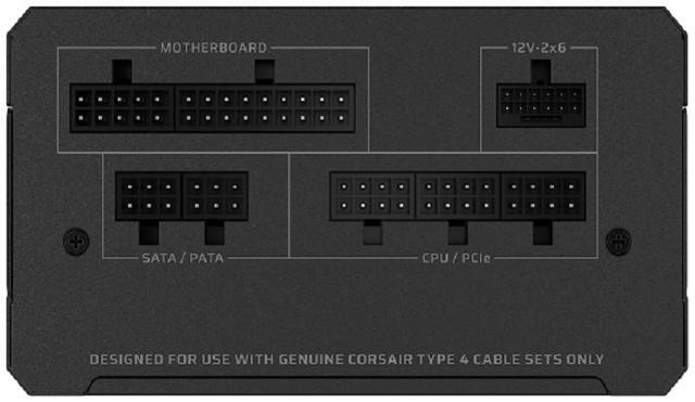 Alt view image 7 of 9 - CORSAIR RMx Series RM850e 850 W ATX 3.1 Compatible Cybenetics Gold Full Modular Power Supply