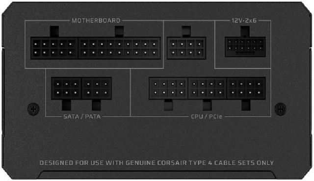 Alt view image 7 of 9 - CORSAIR RMx Series RM1000e 1000 W ATX 3.1 Compatible Cybenetics Gold Full Modular Power Supply