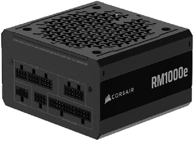 Alt view image 2 of 9 - CORSAIR RMx Series RM1000e 1000 W ATX 3.1 Compatible Cybenetics Gold Full Modular Power Supply