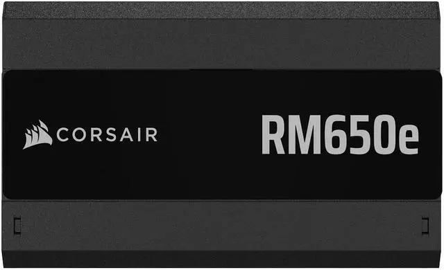 Alt view image 3 of 9 - CORSAIR RMx Series RM650e 650 W ATX 3.1 Compatible Cybenetics Gold Full Modular Power Supply
