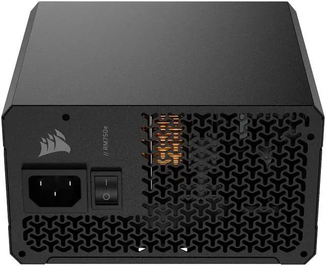 Alt view image 4 of 9 - CORSAIR RM750e (2025) Fully Modular Low-Noise ATX Power Supply with 12V-2x6 Cable – ATX 3.1 & PCIe 5.1 Compliant, Cybenetics Gold Efficiency, 105°C-Rated Capacitors, Modern Standby Mode – Black