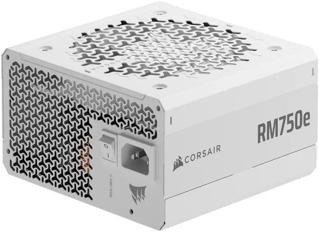 Alt view image 2 of 8 - CORSAIR RM750e Fully Modular Low-Noise ATX Power Supply - ATX 3.1 & PCIe 5.1 Compliant - 105°C-Rated Capacitors - Cybenetics Gold  Efficiency