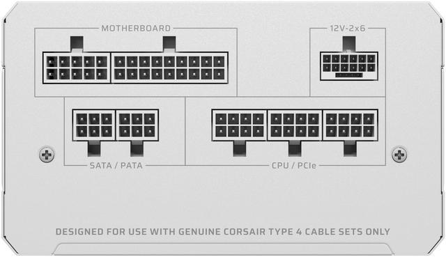 Alt view image 5 of 7 - CORSAIR RM850e (2025) Fully Modular Low-Noise ATX Power Supply - ATX 3.1 & PCIe 5.1 Compliant - 105°C-Rated Capacitors - Cybenetics Gold Efficiency