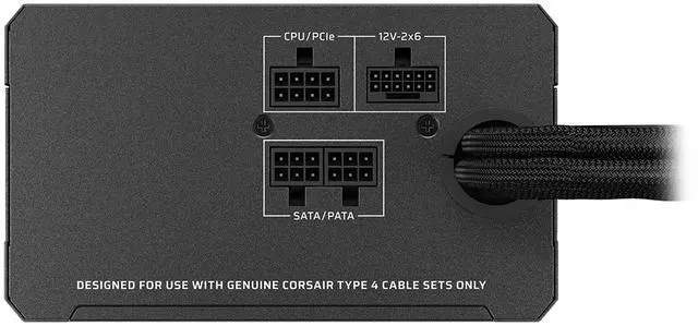 Alt view image 7 of 16 - CORSAIR CX750M (2025) Semi Modular ATX 3.1 PCIe 5.1 Low-Noise 750W Power Supply with 12V-2x6 Cable – Cybenetics Bronze Efficiency, LLC Topology, 105°C Capacitors – Black