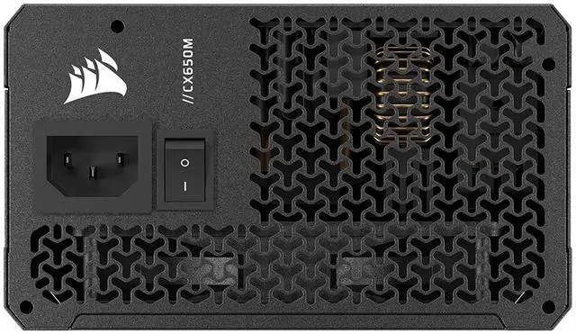 Alt view image 6 of 18 - Corsair CX650M (2025) Semi Modular ATX 3.1 PCIe 5.1 Low-Noise 650W Power Supply with 12V-2x6 Cable – Cybenetics Bronze Efficiency, LLC Topology, 105°C Capacitors – Black