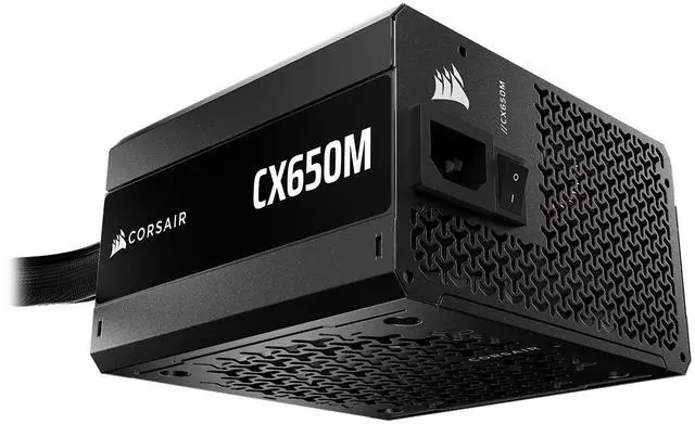 Alt view image 12 of 18 - Corsair CX650M (2025) Semi Modular ATX 3.1 PCIe 5.1 Low-Noise 650W Power Supply with 12V-2x6 Cable – Cybenetics Bronze Efficiency, LLC Topology, 105°C Capacitors – Black