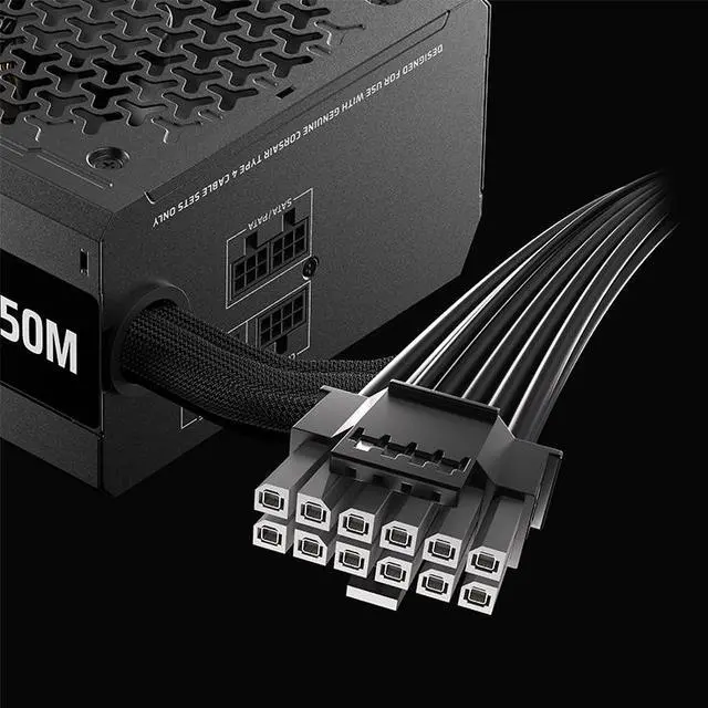 Alt view image 18 of 18 - Corsair CX650M (2025) Semi Modular ATX 3.1 PCIe 5.1 Low-Noise 650W Power Supply with 12V-2x6 Cable – Cybenetics Bronze Efficiency, LLC Topology, 105°C Capacitors – Black
