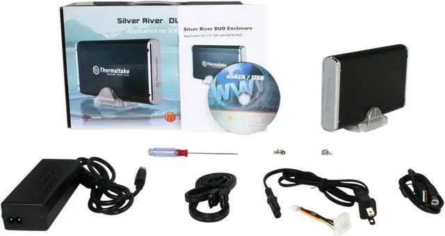 Alt view image 5 of 5 - Thermaltake A2396 Aluminum 3.5" IDE / SATA ESATA + USB2.0 External Enclosure