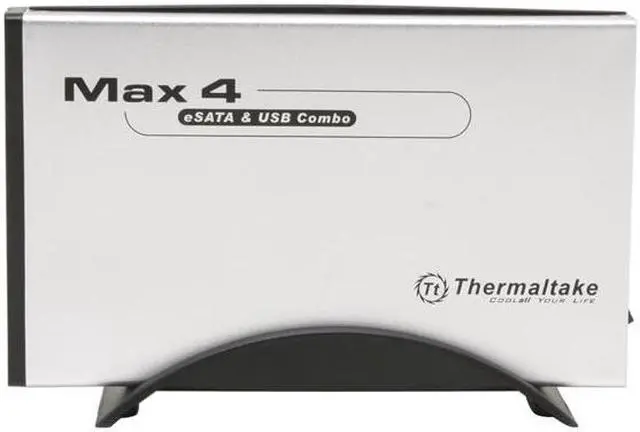 Alt view image 2 of 6 - Thermaltake MAX 4 N0003US Aluminum & Plastic 3.5" SATA II & SATA I USB2.0 & eSATA Combo External Enclosure