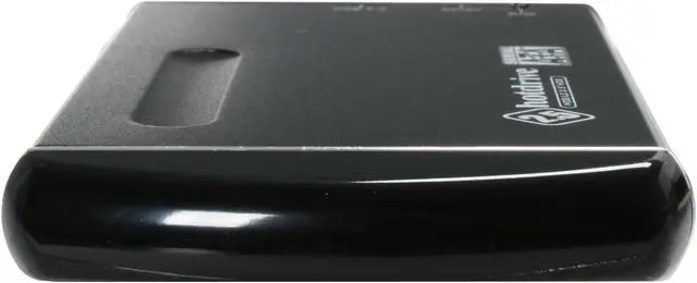 Alt view image 4 of 8 - BYTECC HD1-SU-BLACK Aluminum 2.5" Black SATA USB 2.0 External Enclosure