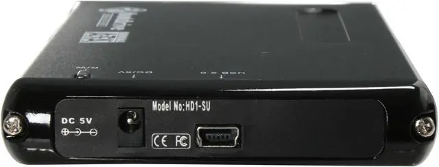 Alt view image 6 of 8 - BYTECC HD1-SU-BLACK Aluminum 2.5" Black SATA USB 2.0 External Enclosure