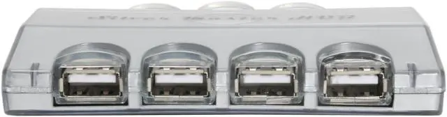 Alt view image 4 of 9 - BYTECC BTH780-SILVER 7-Ports USB2.0 External HUB