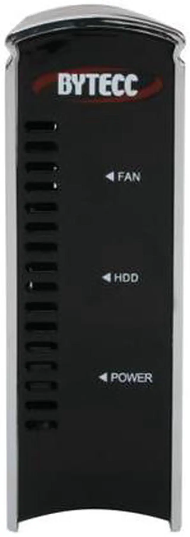 Alt view image 2 of 6 - BYTECC ME-747SU Black Aluminum 3.5" Black SATA USB 2.0 External Enclosure