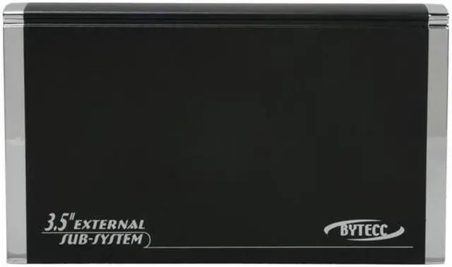 Alt view image 3 of 6 - BYTECC ME-747SU Black Aluminum 3.5" Black SATA USB 2.0 External Enclosure