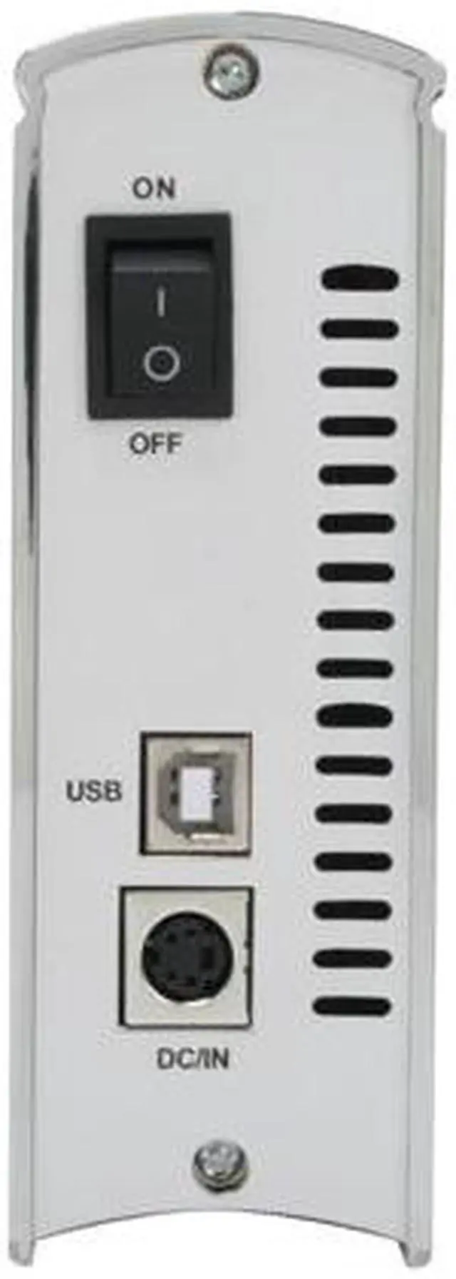 Alt view image 4 of 6 - BYTECC ME-747SU Black Aluminum 3.5" Black SATA USB 2.0 External Enclosure