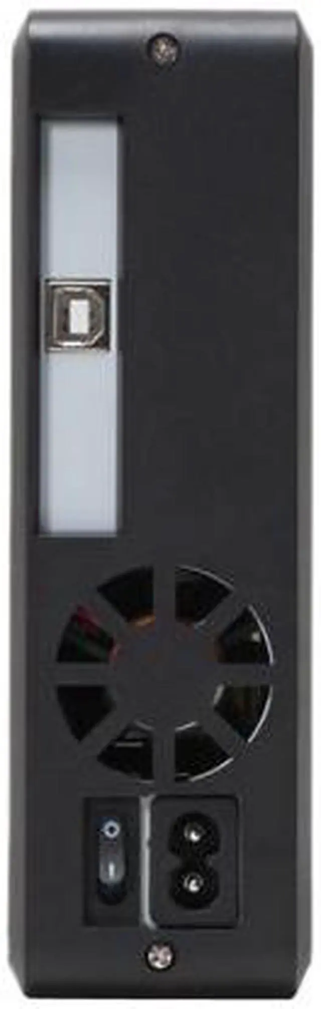 Alt view image 3 of 6 - BYTECC ME-535SU-BK Aluminum 5.25"/3.5" Black SATA USB 2.0 External Enclosure