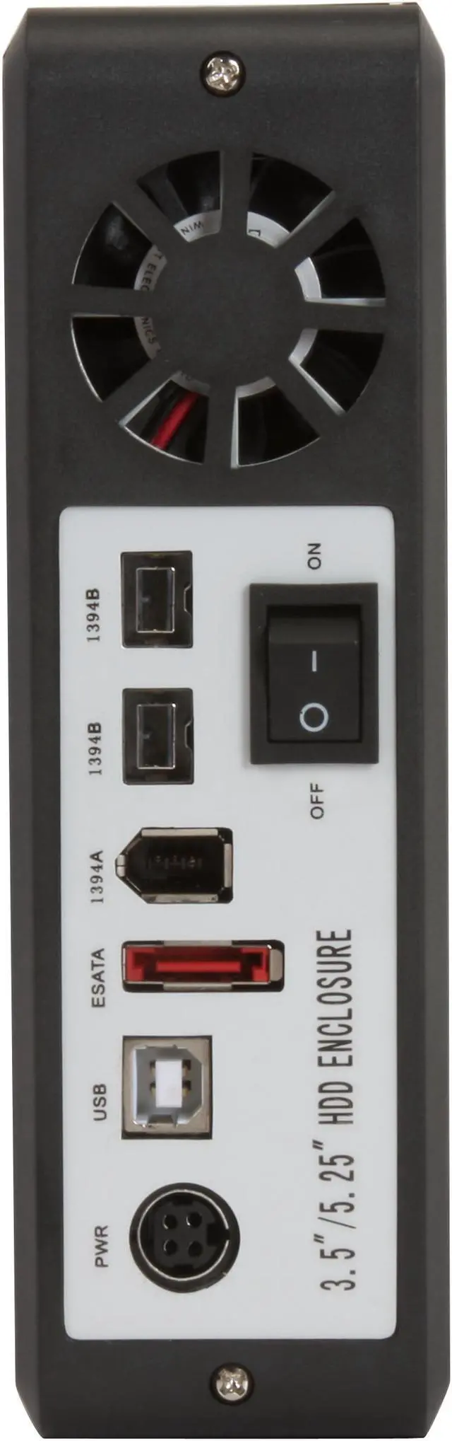 Alt view image 4 of 6 - BYTECC ME-535Limited-BK Aluminum 5.25"/3.5" Black SATA USB 2.0/e-SATA/Firewire 400/Firewire 800 External Enclosure Support Blue Ray, Oxford 934DSB Chipset