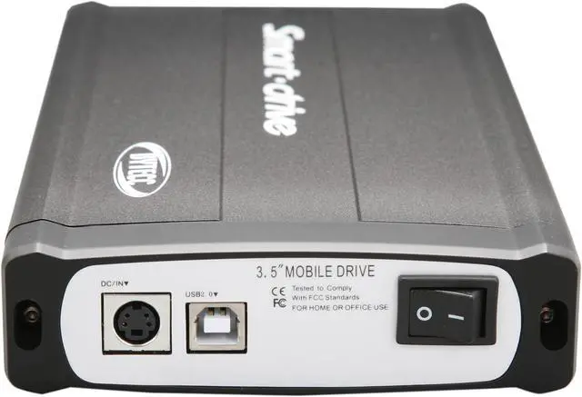 Alt view image 3 of 4 - BYTECC ME350V4-ISA-BK Aluminum 3.5" Black IDE / SATA USB 2.0 External Enclosure