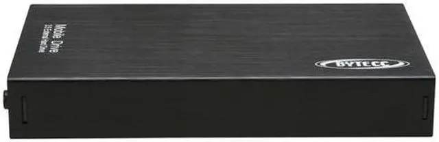 Alt view image 3 of 5 - BYTECC HD-35SUS-BK Aluminum 3.5" Black Easy Open SATA to USB 2.0/e-SATA Enclosure