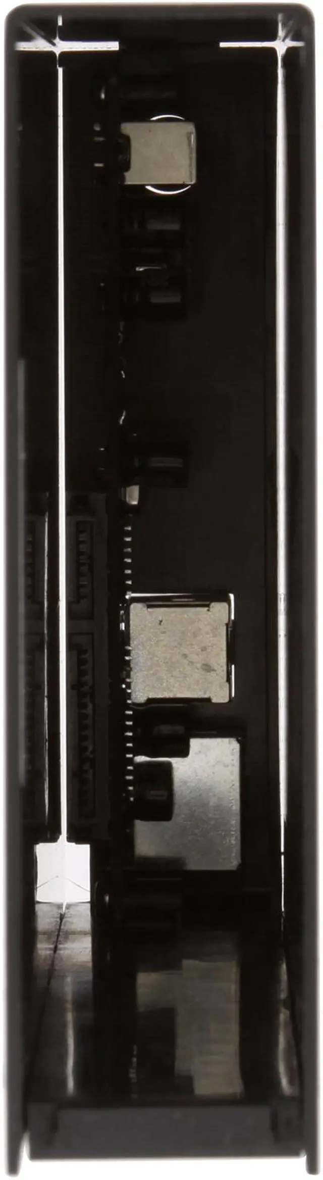 Alt view image 3 of 6 - BYTECC HD-35SU3-BK Aluminum 3.5" Black SATA I/II USB 3.0 External Enclosure