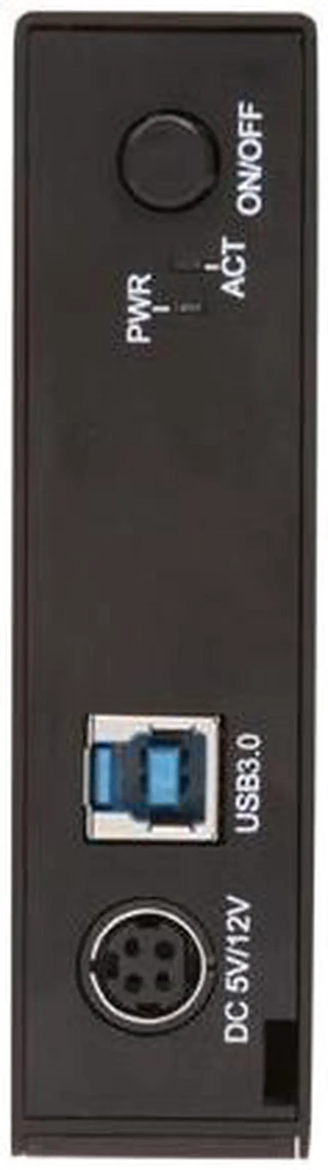 Alt view image 5 of 6 - BYTECC HD-35SU3-BK Aluminum 3.5" Black SATA I/II USB 3.0 External Enclosure