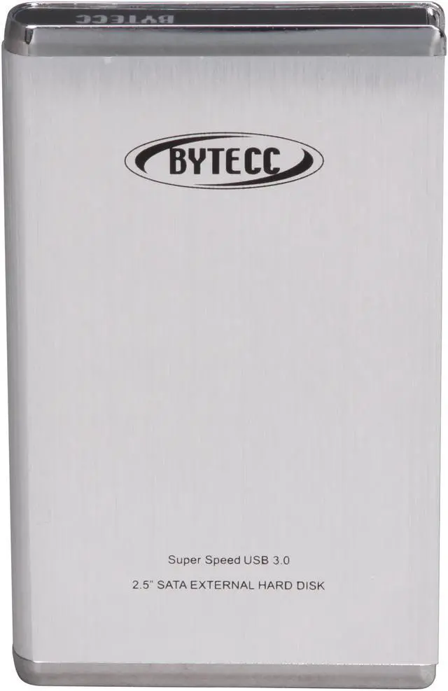 Alt view image 2 of 5 - BYTECC HD6-SU3 Aluminum 2.5" Silver SATA USB 3.0 External Enclosure