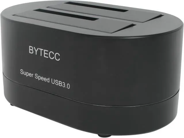 Main image of BYTECC T-320 2.5" & 3.5" Black SATA USB 3.0 type-B Dual SATA Docking Station