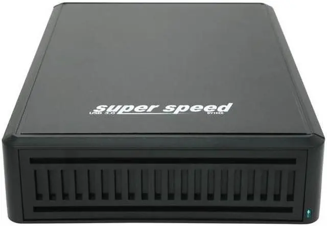 Alt view image 2 of 5 - BYTECC ME-535U3 Aluminum 5.25" & 3.5" Black SATA I/II USB 3.0 SuperSpeed Enclosure For SATA HDD/DVD