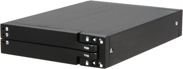 Main image of BYTECC BT-M252U3 2.5" Black SATA I/II USB 3.0 2.5" Dual-Bay RAID 0/1 SuperSpeed USB 3.0 to Sata External Hard Drive Enclosure
