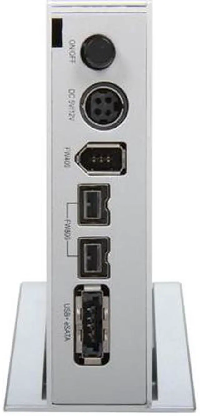 Alt view image 4 of 5 - BYTECC HD35-Limited Aluminum 3.5" Silver SATA USB 2.0/e-SATA/Firewire 400 & 800 External Enclosure