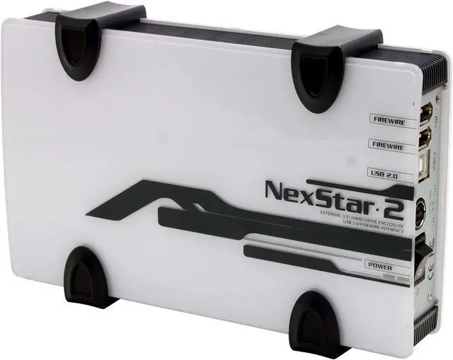 Alt view image 2 of 6 - VANTEC NexStar2 NST-355UF Plastic 3.5" IDE USB2.0 (type B)+ IEEE1394 External Enclosure