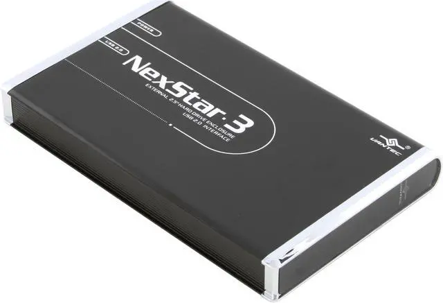 Main image of Vantec NexStar 3 2.5" IDE to USB 2.0 External Hard Drive Enclosure (Onyx Black) - Model NST-260U2-BK