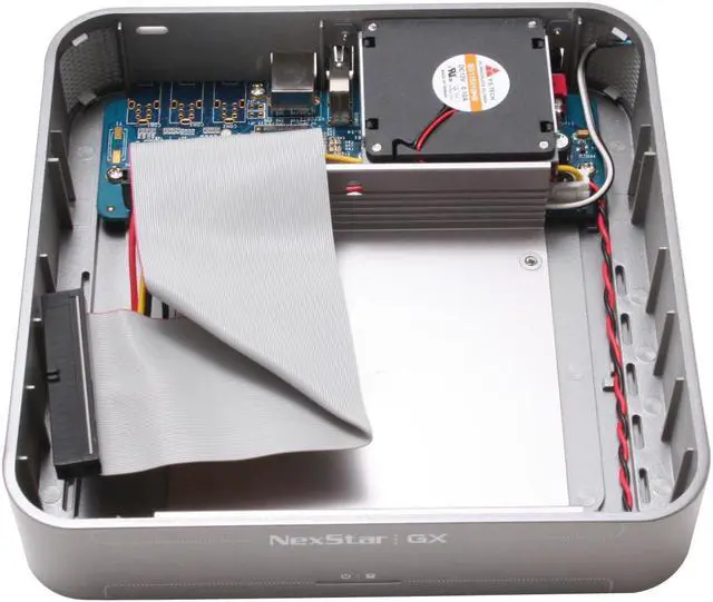 Alt view image 4 of 6 - Vantec NexStar GX 3.5" IDE to USB 2.0 External Hard Drive Enclosure with 3-Port USB 2.0 Hub - Model NST-370GX