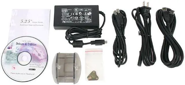 Alt view image 3 of 4 - Mapower KC51C1 Aluminum 5.25" IDE USB 2.0 & 1394 External Enclosure