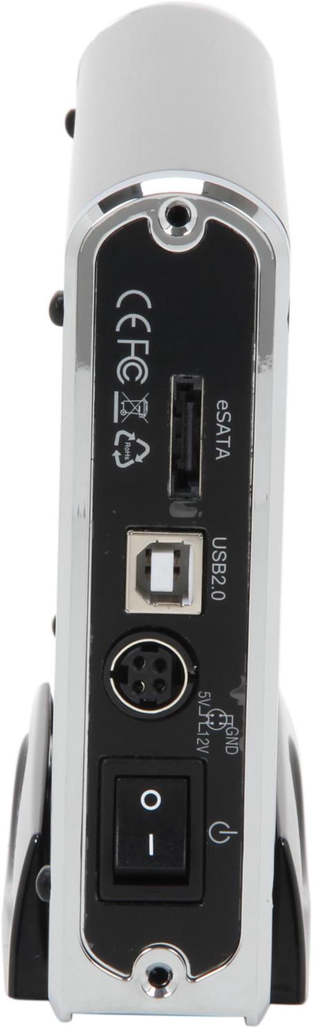 Alt view image 4 of 5 - Vantec NexStar 3 3.5" SATA to USB 2.0 & eSATA External Hard Drive Enclosure (Onyx Black) - Model NST-360SU-BK