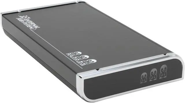 Main image of Penguin Gear PG-380U2 (BLACK) Aluminum 3.5" IDE USB2.0 (type B) External Enclosure
